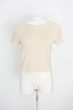 blusa de tricô feminina bege