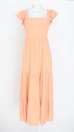 vestido feminino laranja