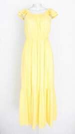vestido sheila rodrigues feminino amarelo
