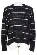suéter endless feminino preto listrado