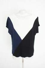 blusa rayra feminina colorida com barra mullet