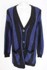 cardigan de tricô Mixed feminino bicolor 
