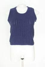 blusa de tricô troah feminina azul