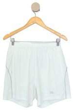 shorts de academia Track & Field feminino branco com forro e recortes
