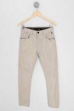 calça de sarja reserva masculina bege
