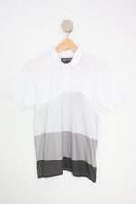 camisa polo Calvin Klein kids colorida com silk