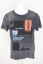 camiseta calvin klein masculina estampada com silk