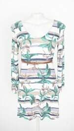 vestido riachuelo feminino estampado com cinto