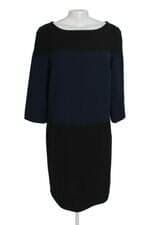 Vestido Alcaçuz feminino preto e azul marinho