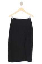 saia feminina linzzi preta com fenda