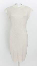 vestido ontwelfth feminino bege com aplique