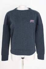 blusa de moletom superdry feminina azul