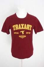 camiseta traxart masculina vermelha com silk