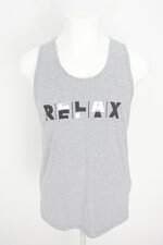 regata masculina cinza com silk