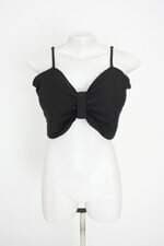 top canal 12 feminino preto com bojo