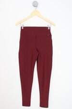 calça legging feminina vinho com recortes