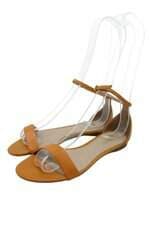 sandália Rasteira Arezzo feminina laranja