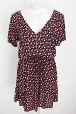vestido shoulder feminino estampado com faixa na cintura