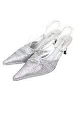 scarpin verano feminino prata