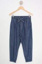 calça jeans Renner feminina azul com barra italiana e cós com elástico