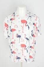 camisa denim flower ricky singh masculina estampada