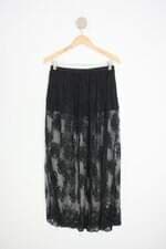 saia forever21 feminina preta com meio forro