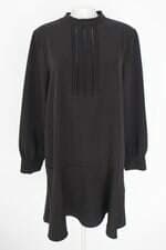 vestido zara feminino preto com peplum