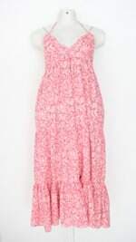 vestido zara feminino rosa com tassel