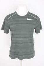 camiseta esportiva nike masculina verde com barra mullet e silk