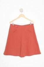 saia casual street feminina marrom