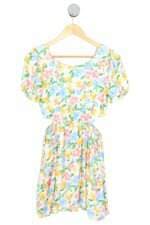 vestido Renner kids estampado com recortes