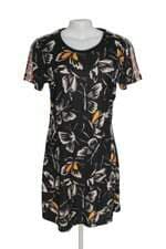 Vestido Adidas preto estampado