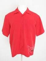camisa billabong masculina vermelha com silk