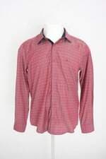 camisa marc alain masculina vermelha