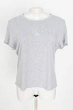 blusa calvin klein feminina cinza