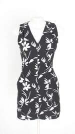 vestido de alfaiataria banana republic feminino estampado com forro
