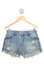 shorts jeans Tng feminino azul