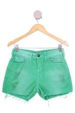 shorts C&A feminino verde