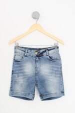 bermuda jeans jezzian feminina azul