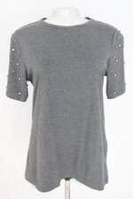 blusa Renner feminina cinza com aplique