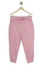 calça Renner feminina rosa com faixa na cintura