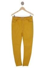 calça de sarja bana bana feminina amarela
