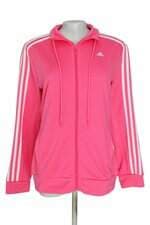 jaqueta esportiva Adidas feminina rosa