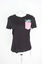blusa Blue Steel feminina preta com silk