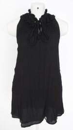 vestido parresh feminino preto com forro