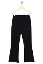 calça de tecido feminina preta