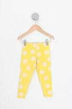 calça legging fabula kids amarela
