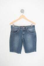 bermuda jeans dta feminina azul