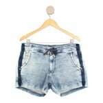 shorts jeans  damyller feminino azul