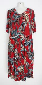 vestido chapeaux feminino estampado